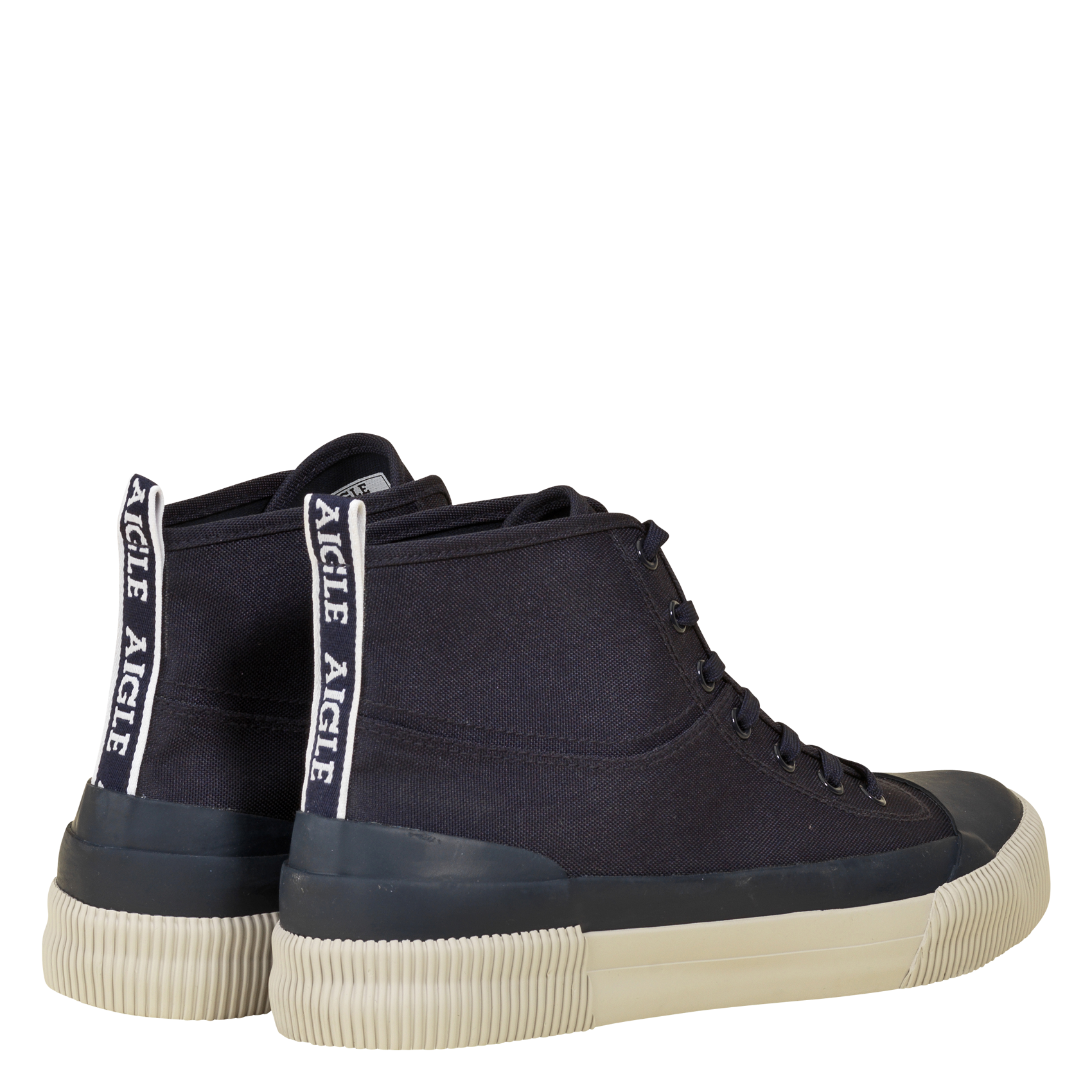 RUBBER MID M - Baskets montantes en toile | Bleu