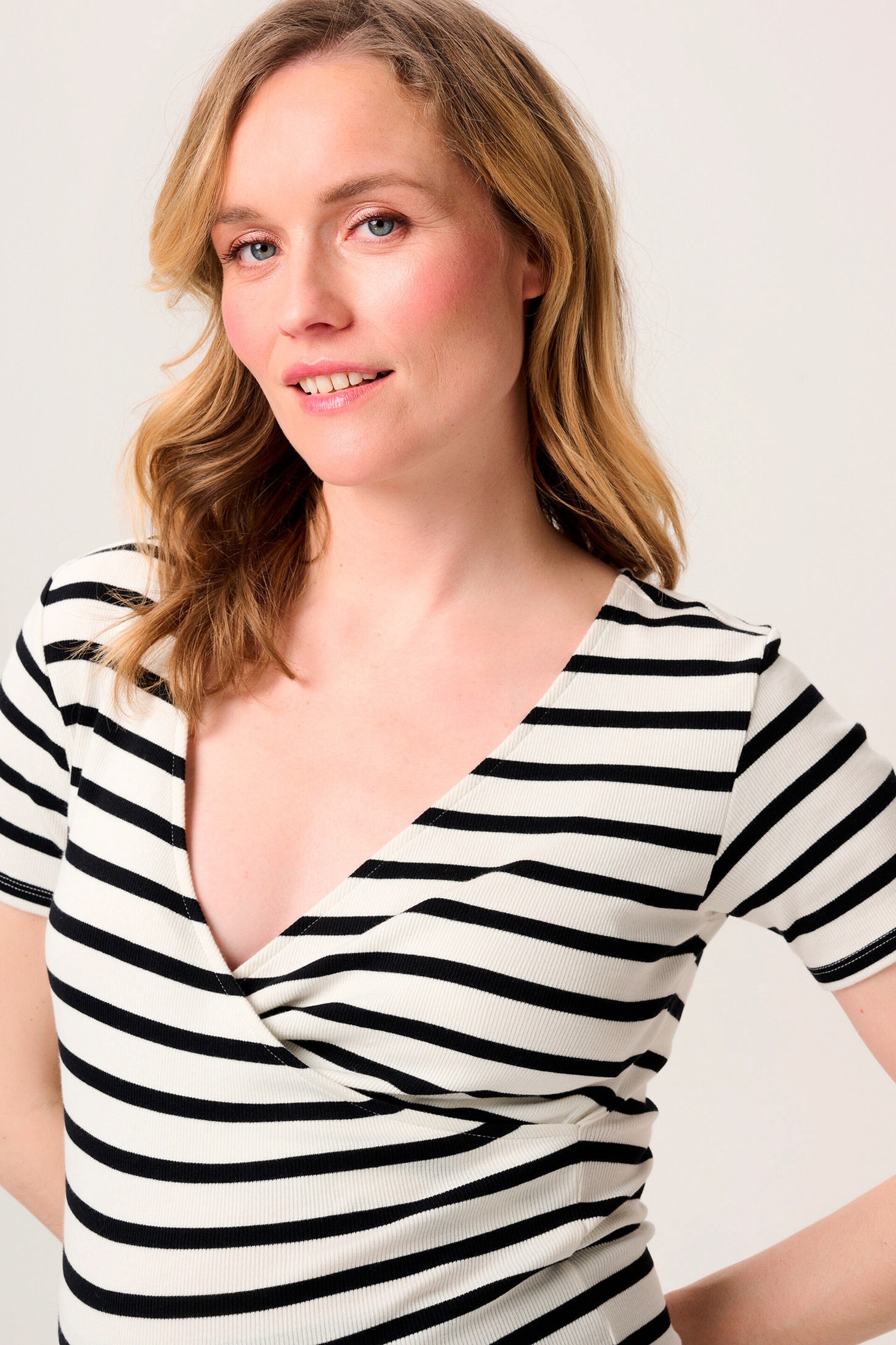 Noppies Maternity Still-Top Sanson Cream Stripe