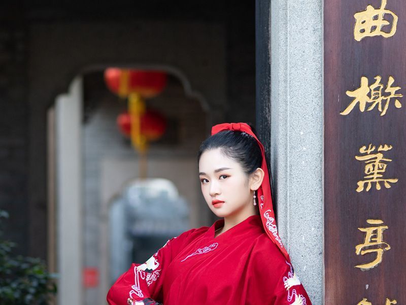 Tangier - Koppelset: Hanfu-top + rok