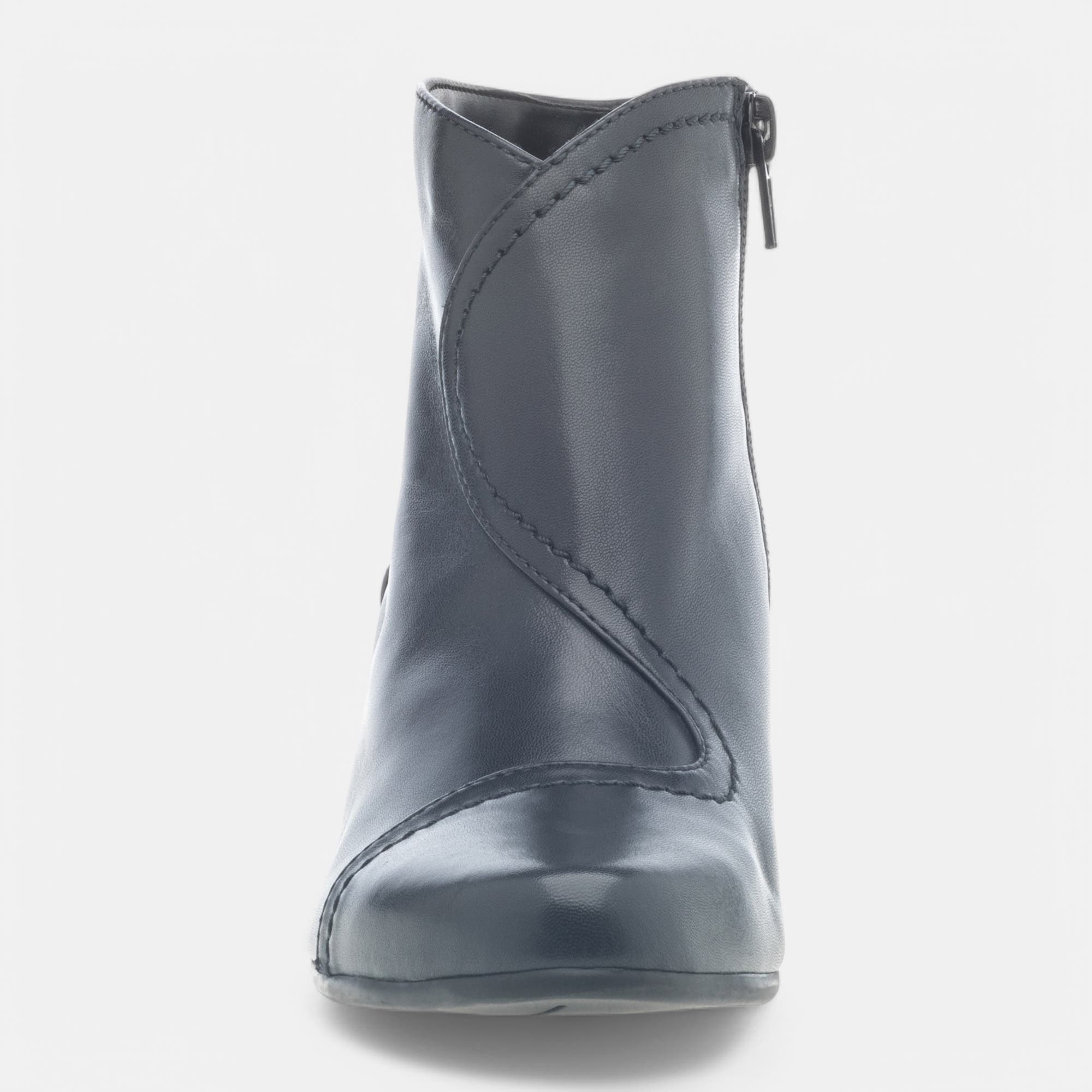 Bottines Femme en cuir bleu