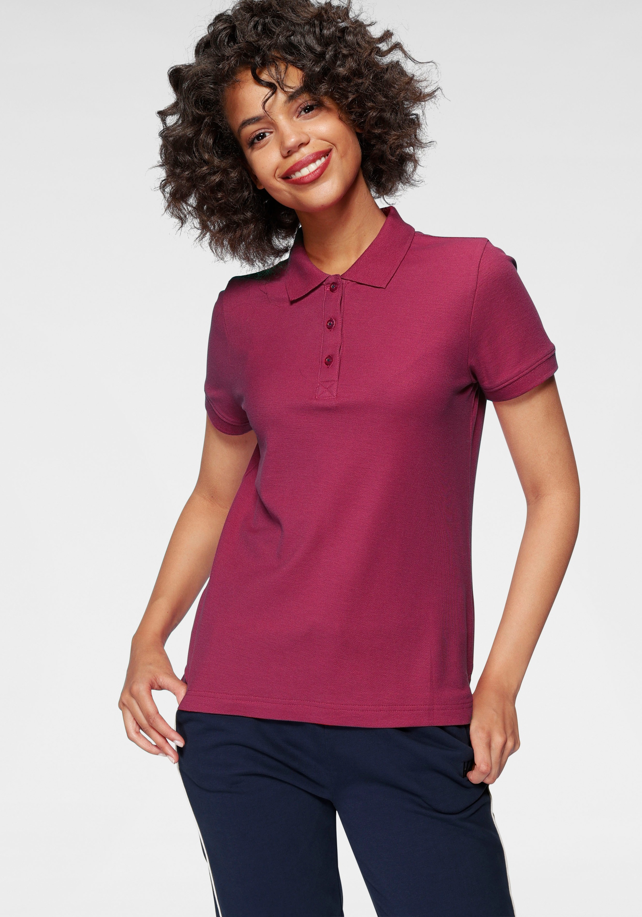Eastwind Poloshirt, 2 Stk. Kurzarm,  figurumschmeichelnder Schnitt,  Polokragen