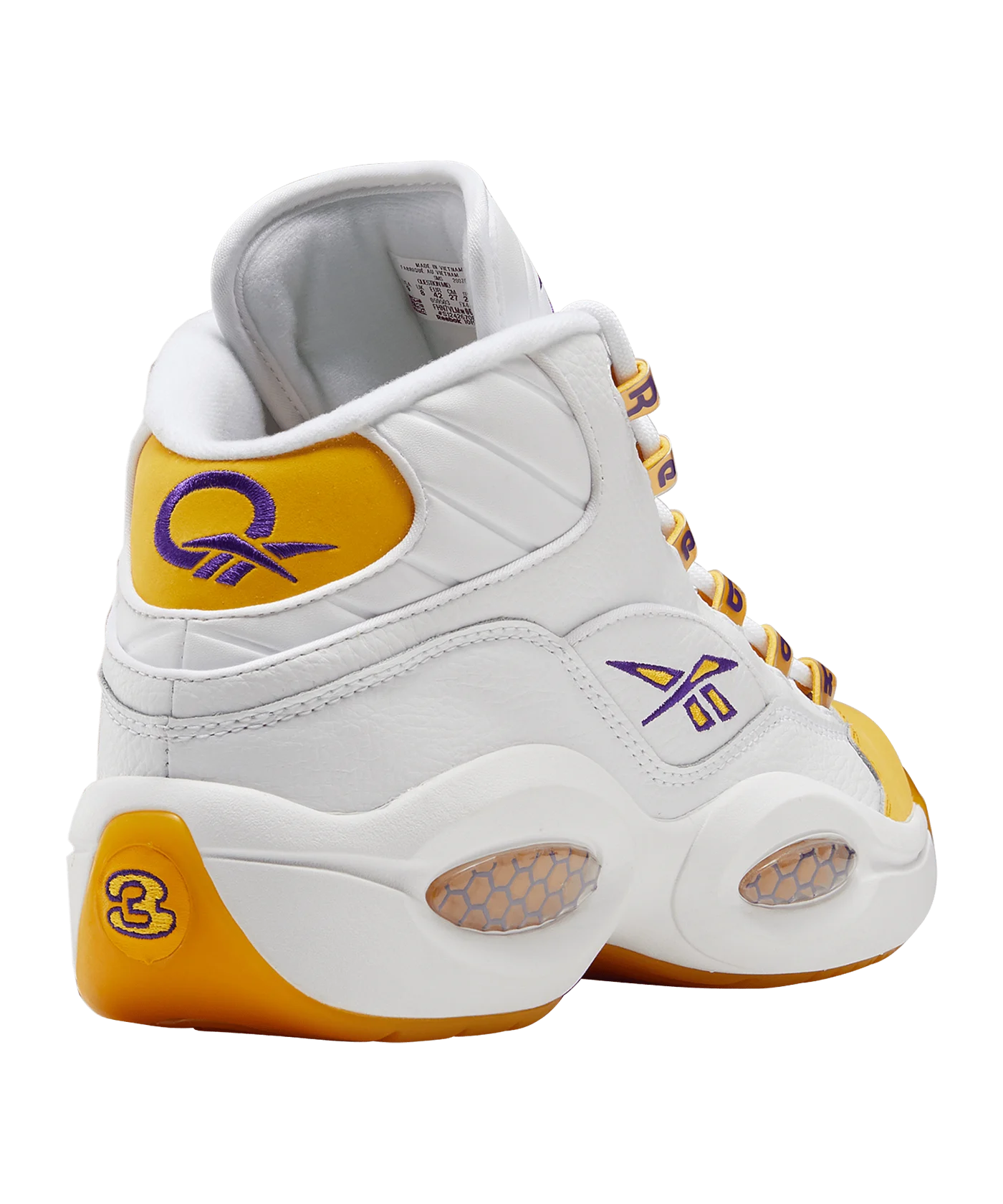 Reebok Question MID Weiss Gelb
