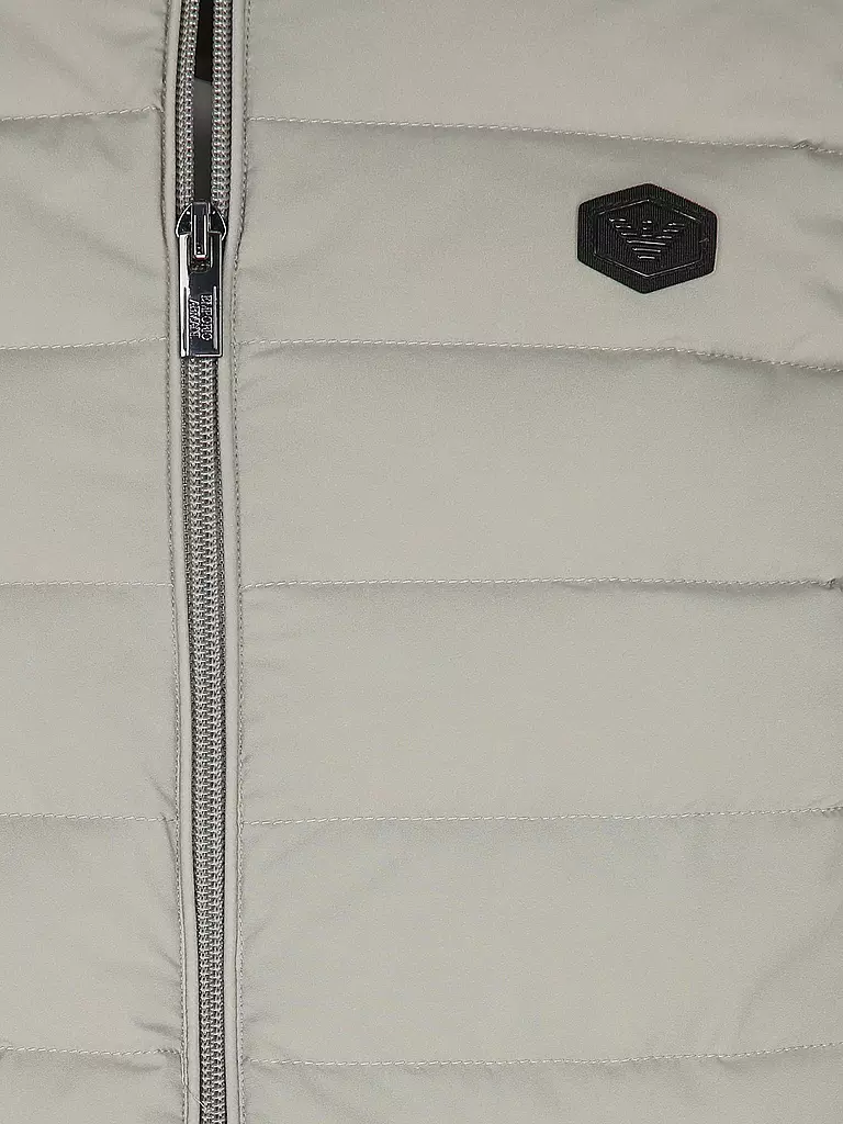 EMPORIO ARMANI Daunen Steppgilet grau