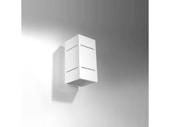 Sollux BLOCCO Applique murale à 1 lumière, blanc, G9