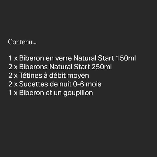 Coffret de naissance Natural Start 150/250ml   de               Tommee Tippee