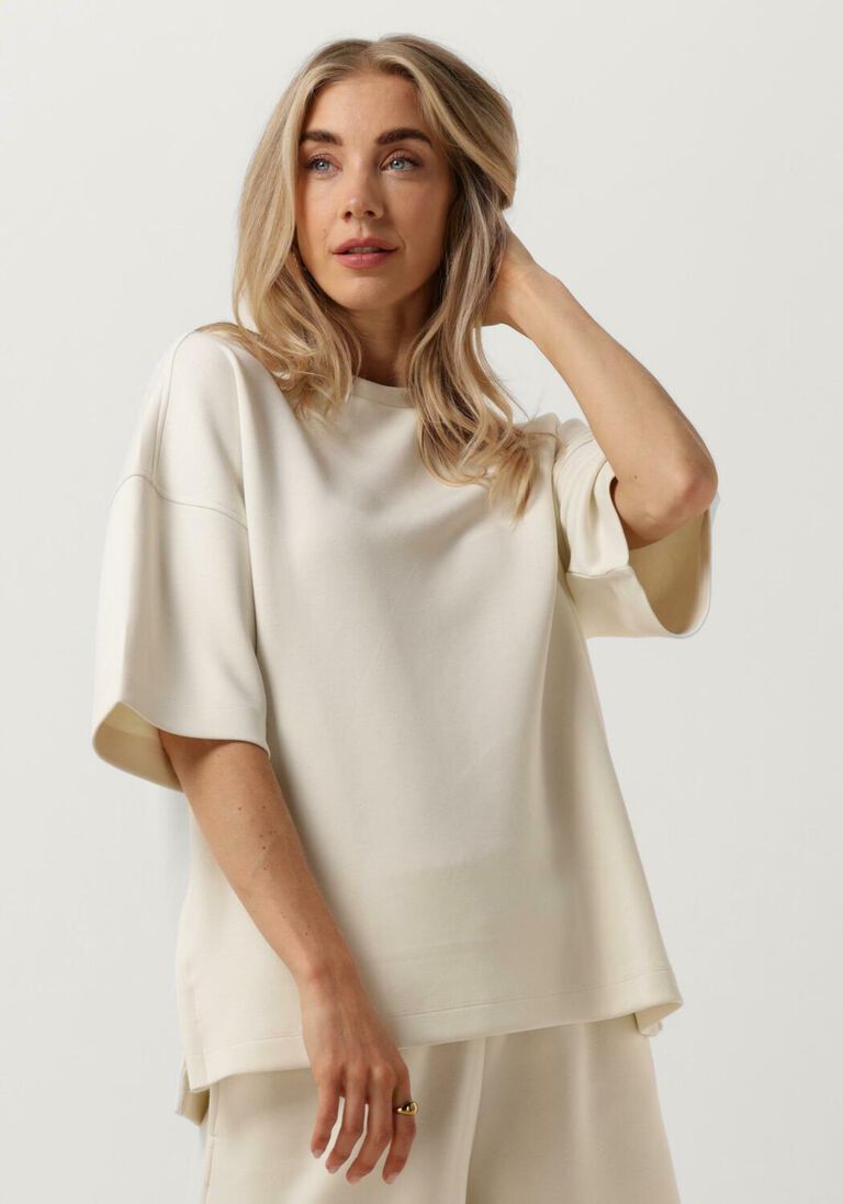 MSCH COPENHAGEN beige msch copenhagen t-shirt mschbessia ima q 2/4 sweatershirt