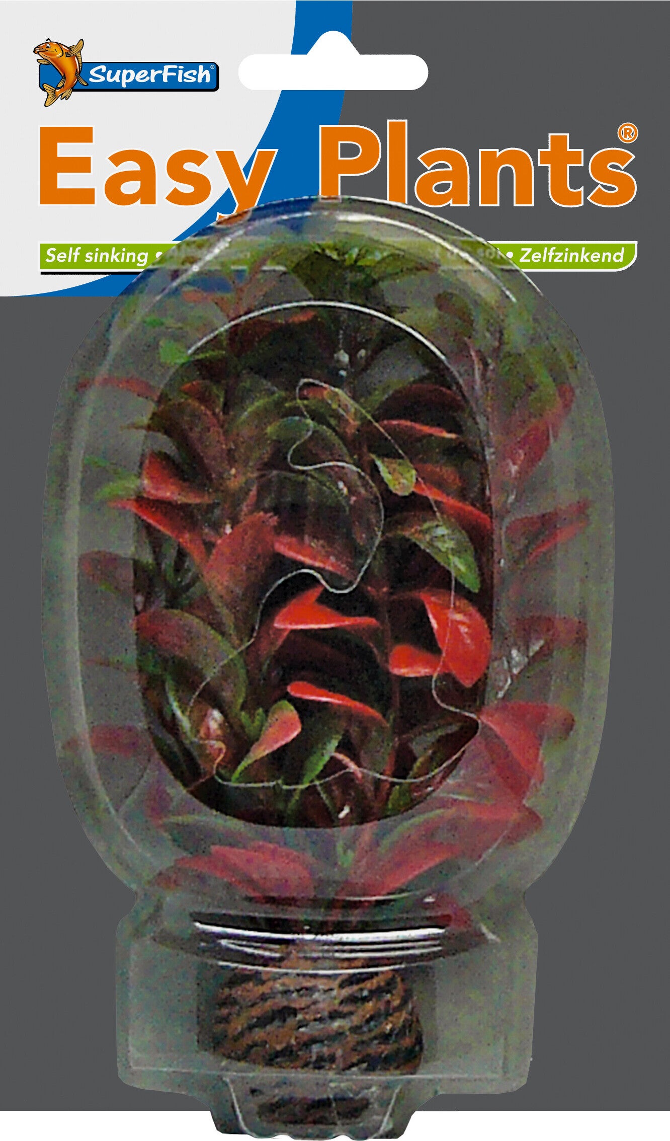 SuperFish aquarium kunstplant NR7 rood 13 cm