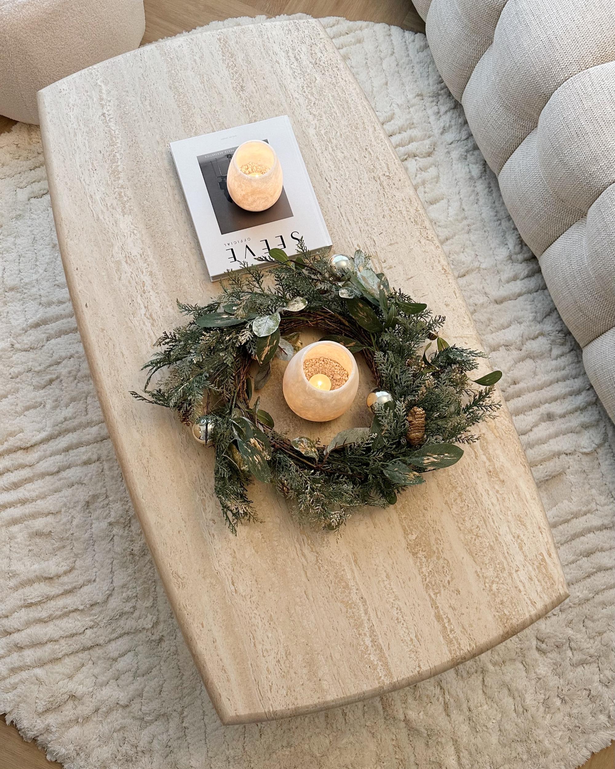 Kerstkrans HOVILA Goud 45 cm