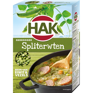 Hak Gedroogde Spliterwten 500 g