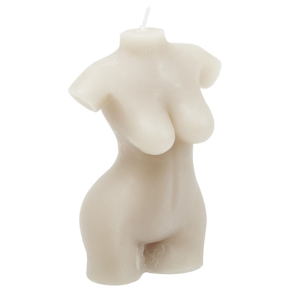 Bougie colorée silhouette de femme H15cm