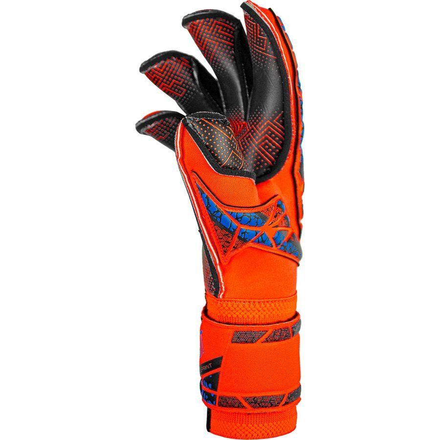 Reusch Gants de Gardien Attrakt Gold X Evolution GluePrint Hyper Orange - Orange/Bleu/Noir