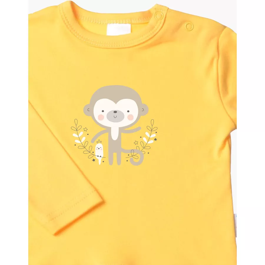 Liliput Langarmshirt Affe gelb