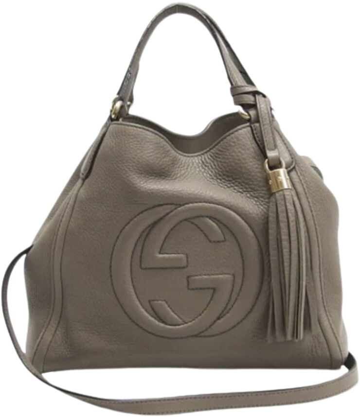 Gucci Vintage Gucci Shoulder Bag Brown