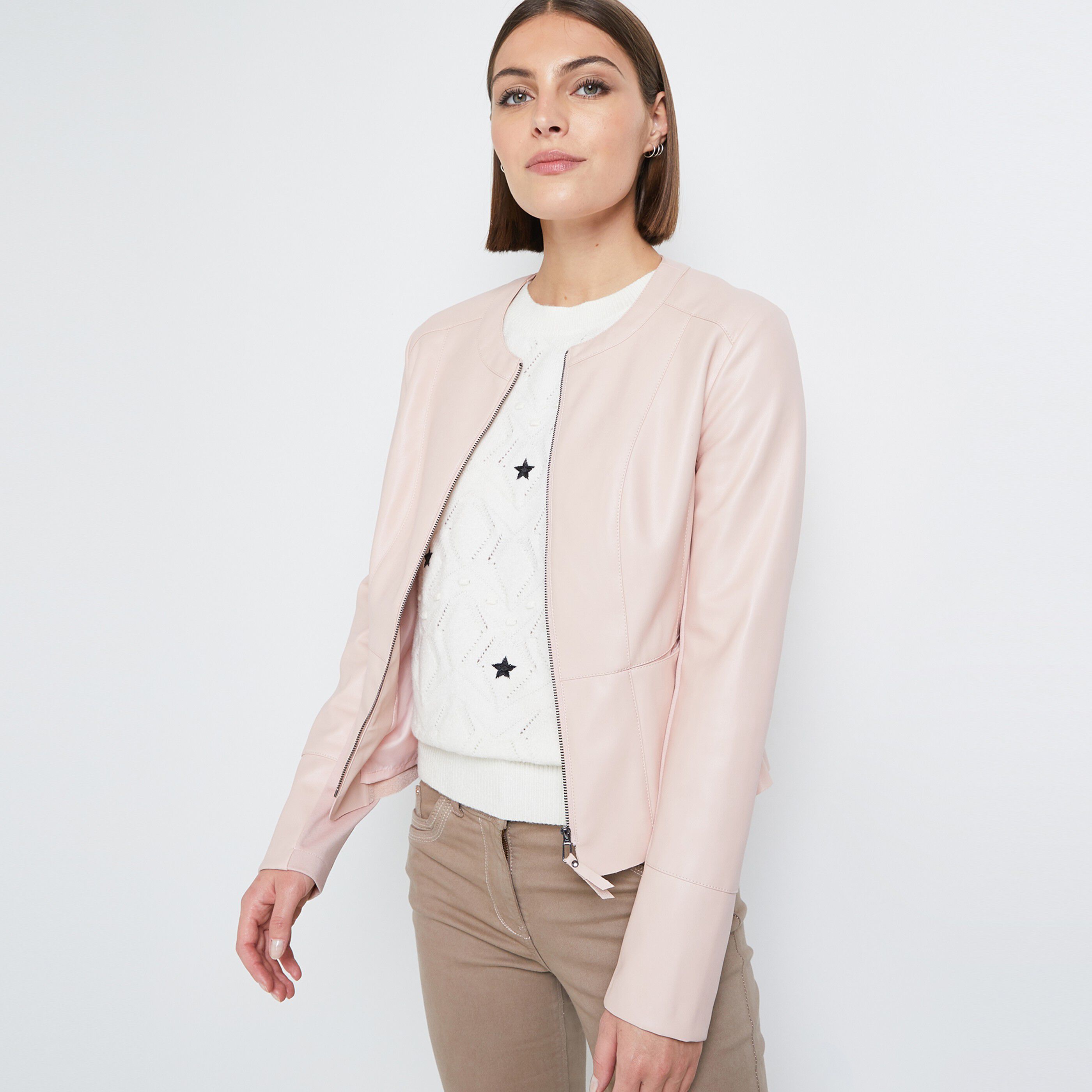 Veste simili femme - ROSE