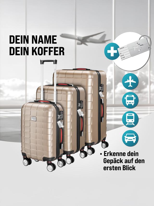 Komfortables reisen mit 3-teiligem Kofferset
