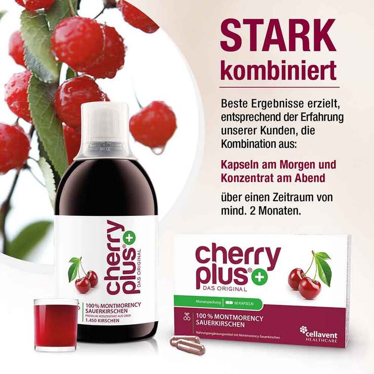 Cherryplus Das Original Montmorency Sauerk.-Konzentrat , 6X500 ml