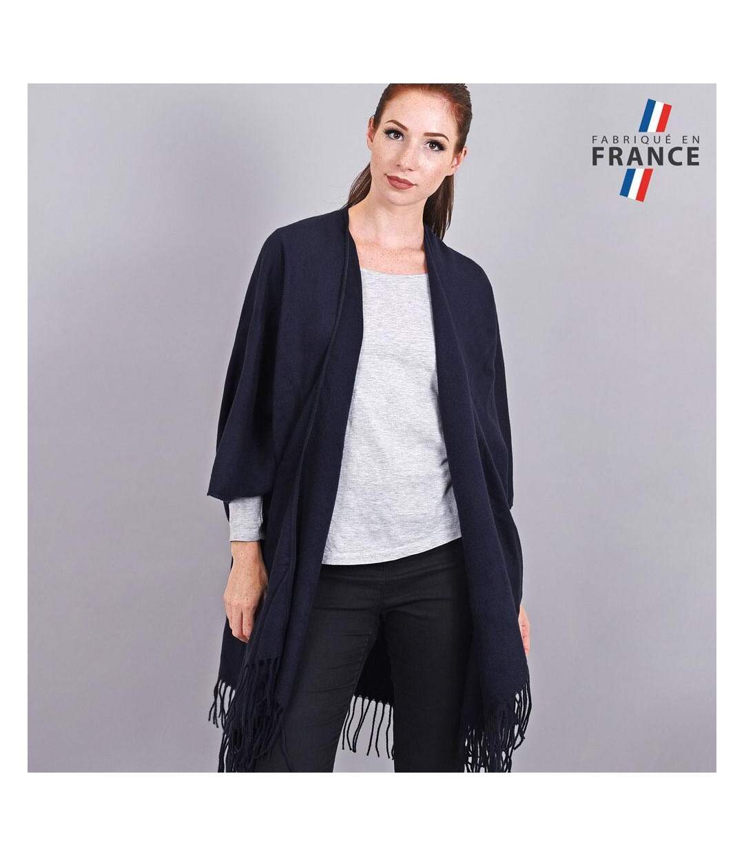 Poncho poches Casa  - Fabriqué en France