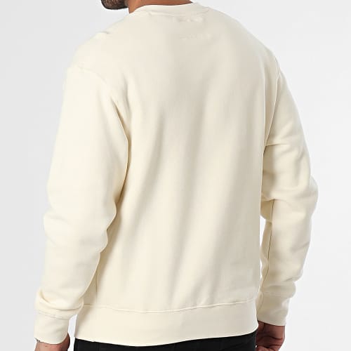 Sweat Crewneck Badge Beige