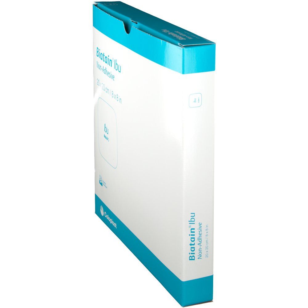 BIATAIN® Ibu Schaumverband mit Ibuprofen nicht-haftend 20 x 20 cm