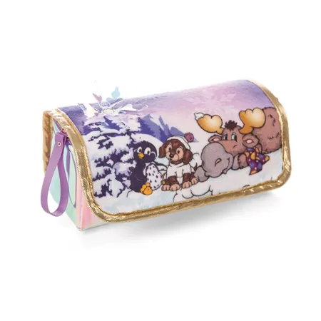 NICI Mäppchen zum Rollen Cosy Winter GREEN