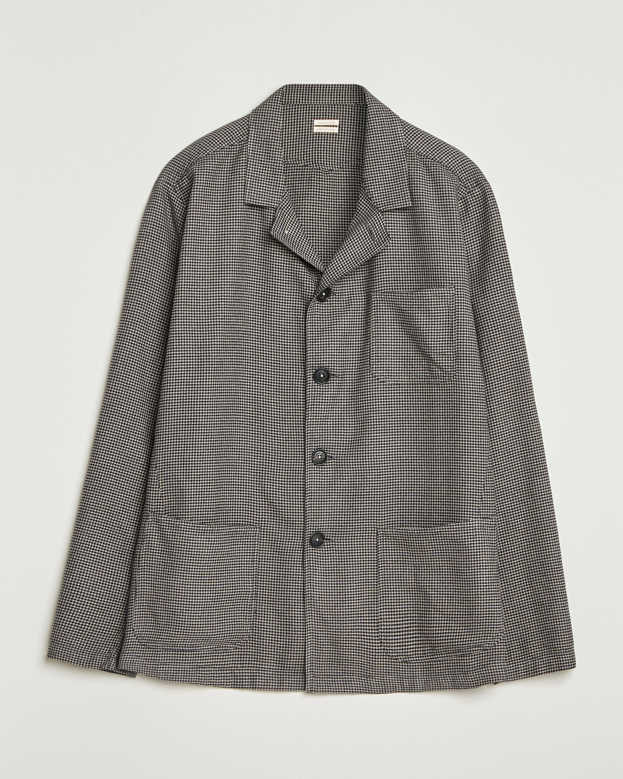 Massimo Alba Florida Peach Cotton Shirt Jacket Smoke