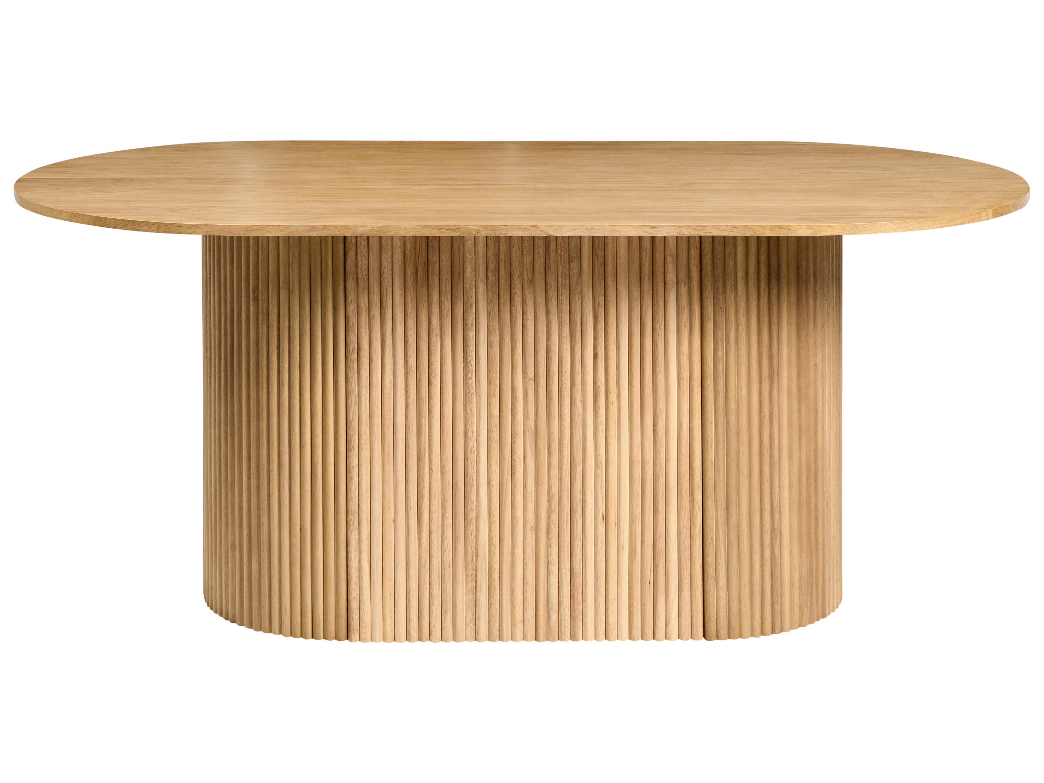 Eettafel LUNNIN Licht eikenhout 180 cm 90 cm