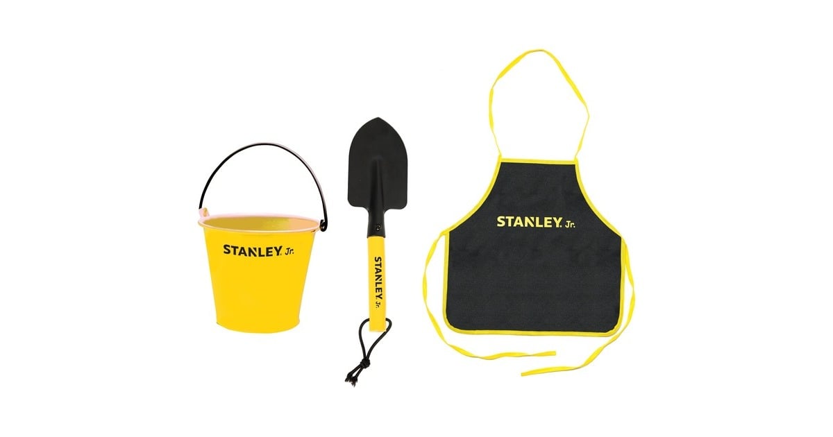 Stanley JuniorHand Tuingereedschap 3-delig SGH012-03-SY  (Garden Toolset 3 pc, emmertje, schepje, schort, 3 jaar +)