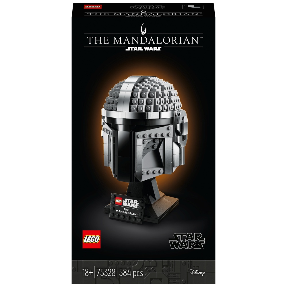 LEGO Star Wars 75328 The Mandalorian Helm Modellset für Erwachsene