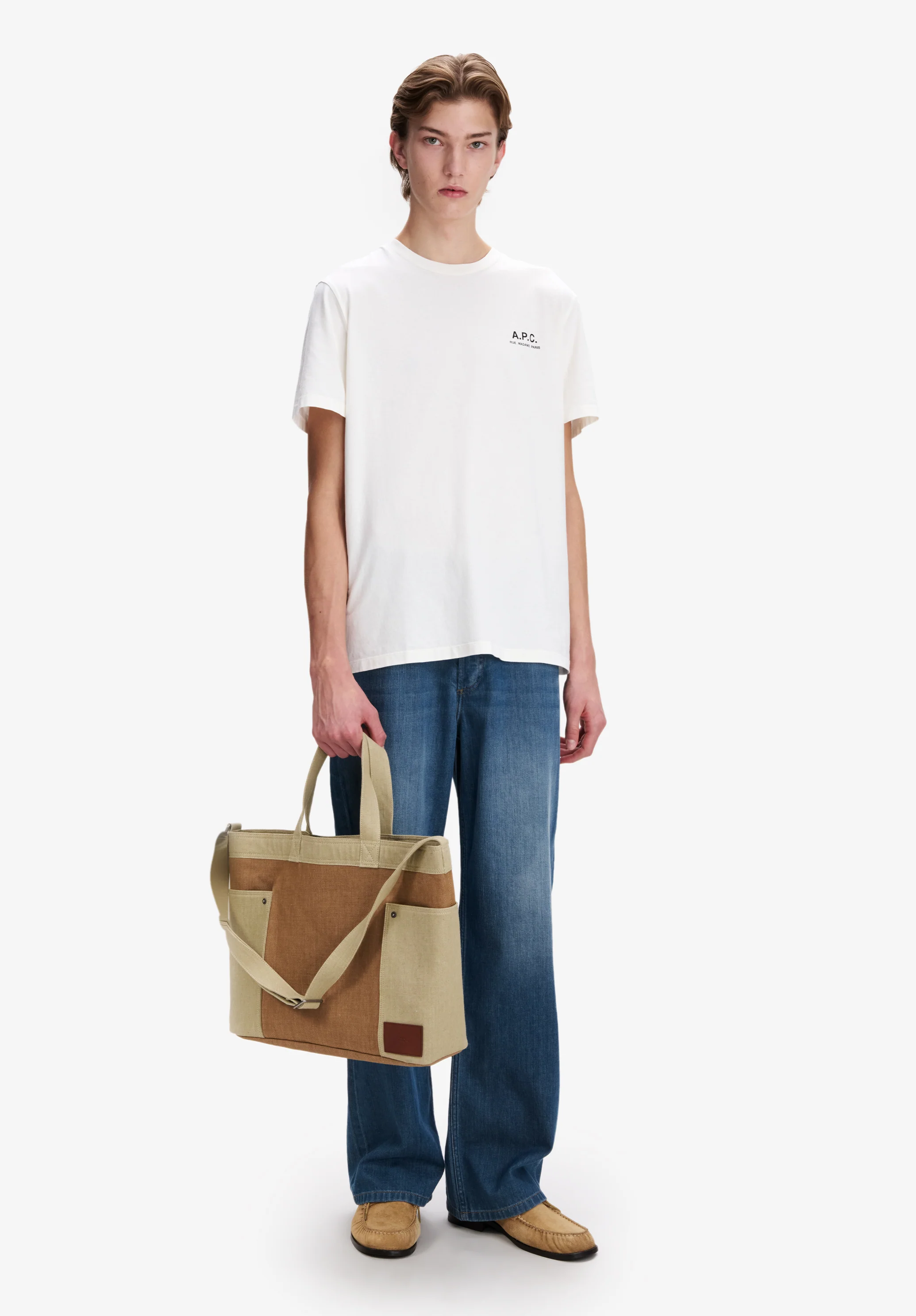 t-shirt gabby GOTS - Blanc casse