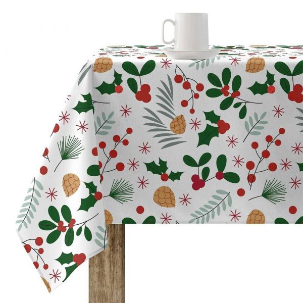 Muare Merry Christmas Resin Anti-stain Tablecloth 59 100x139 Cm Colorido