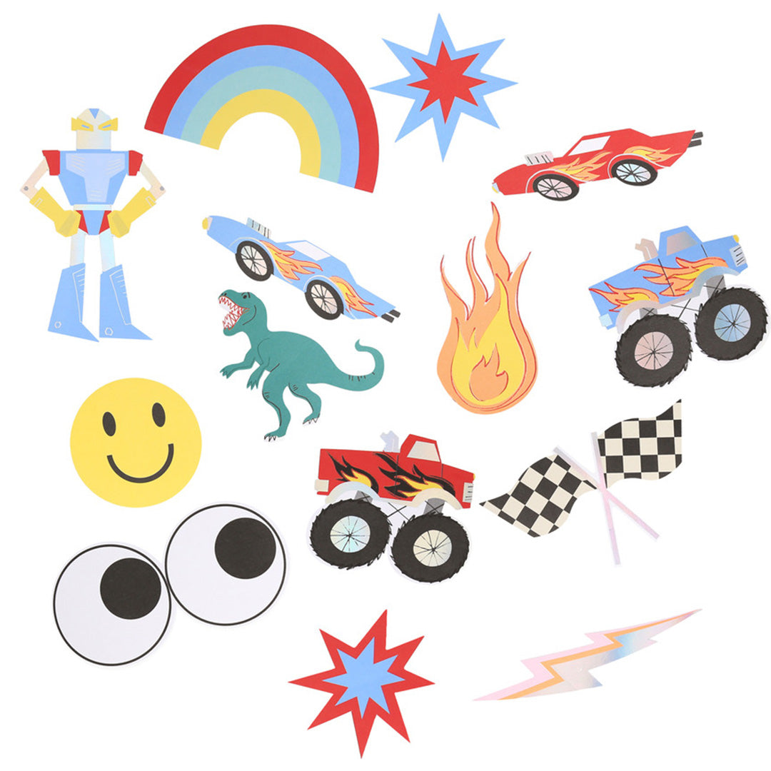 Meri meri stickers toybox icon - 25st