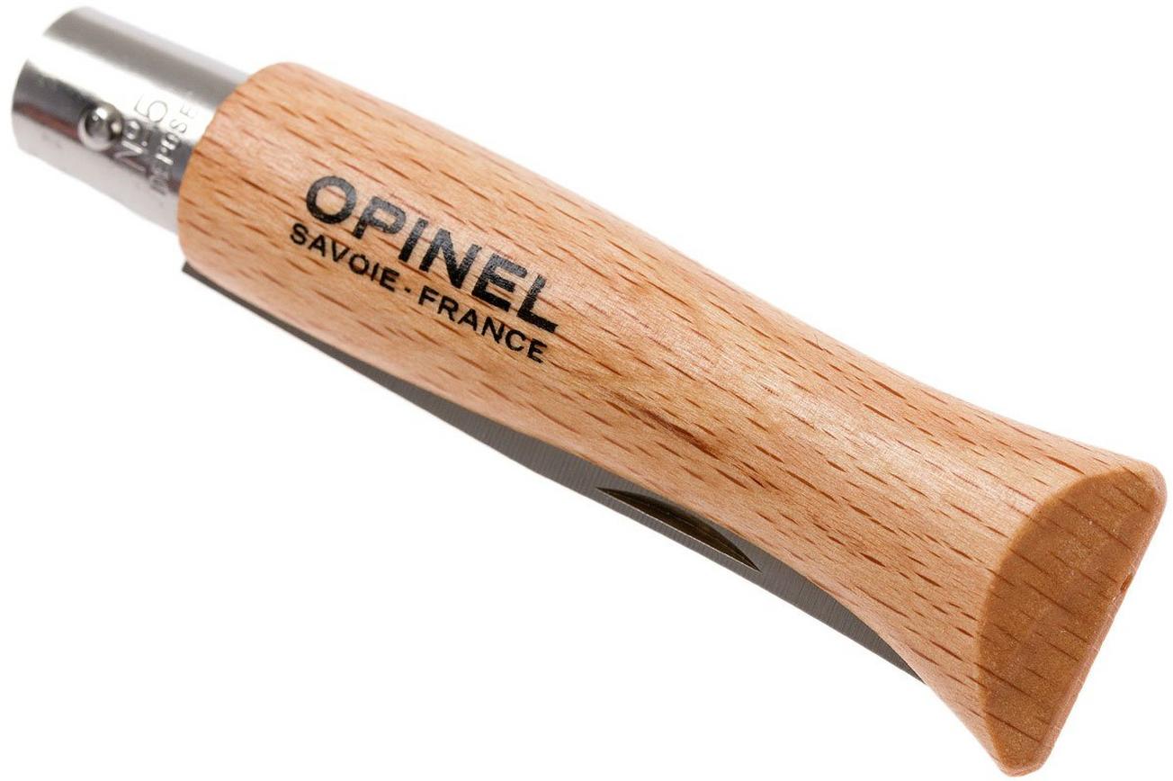 Opinel zakmes No. 5 Classic, RVS, lemmetlengte 6,0 cm