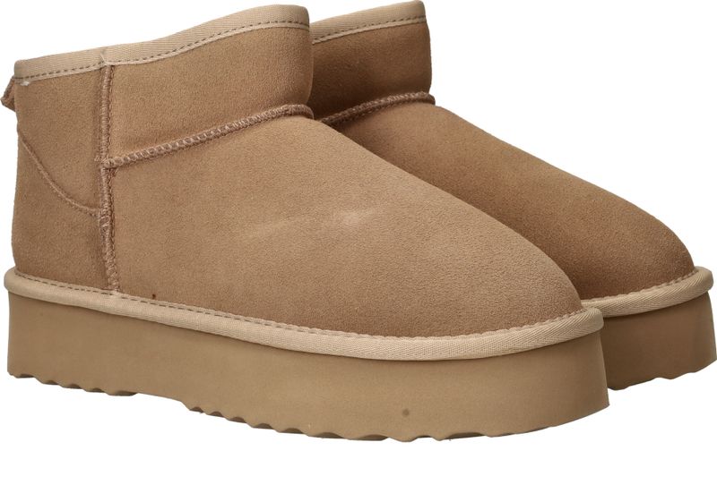 Shoecolate Boots Beige Dames