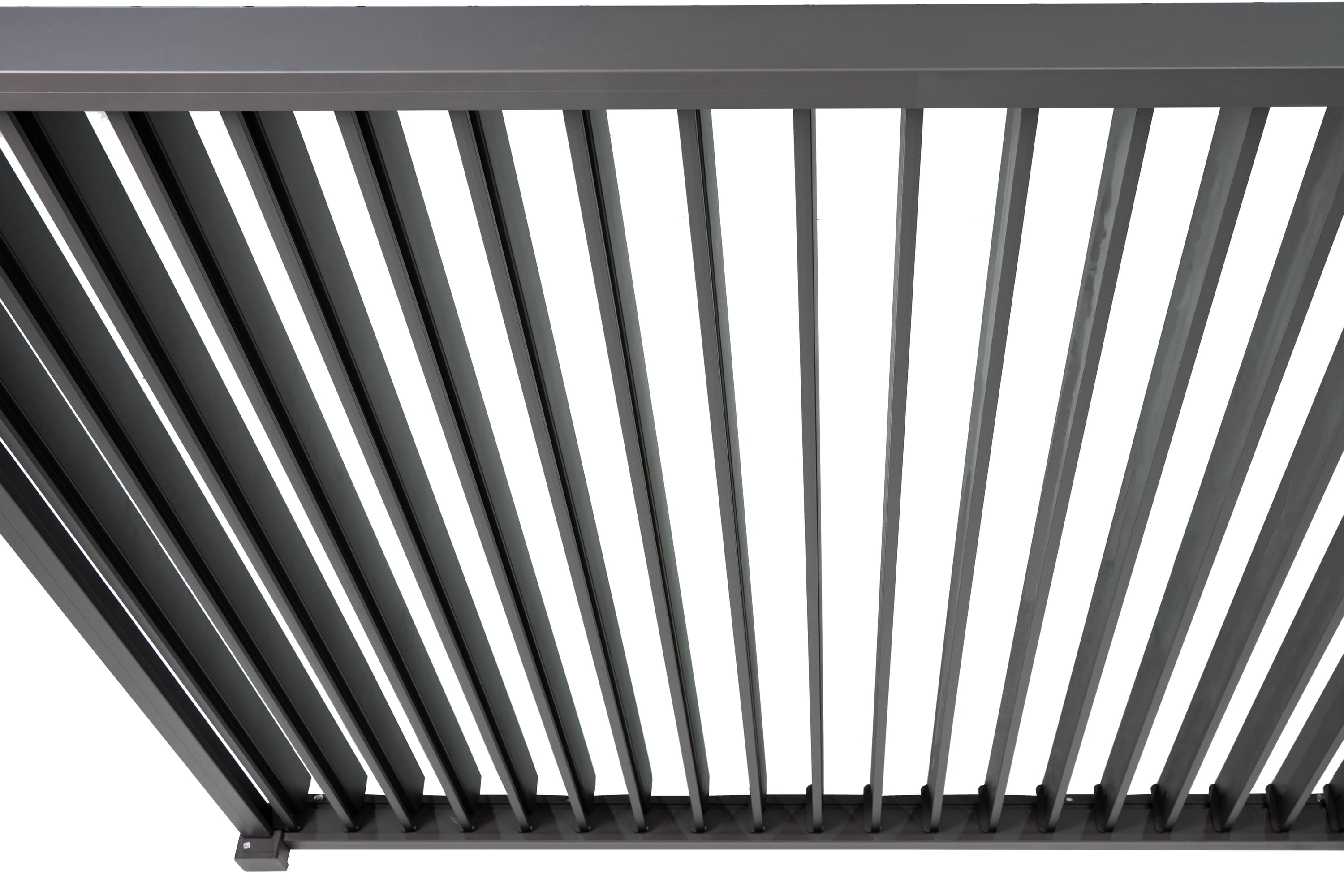 Mirador Delxue 300 x 530 cm muur overkapping - antraciet