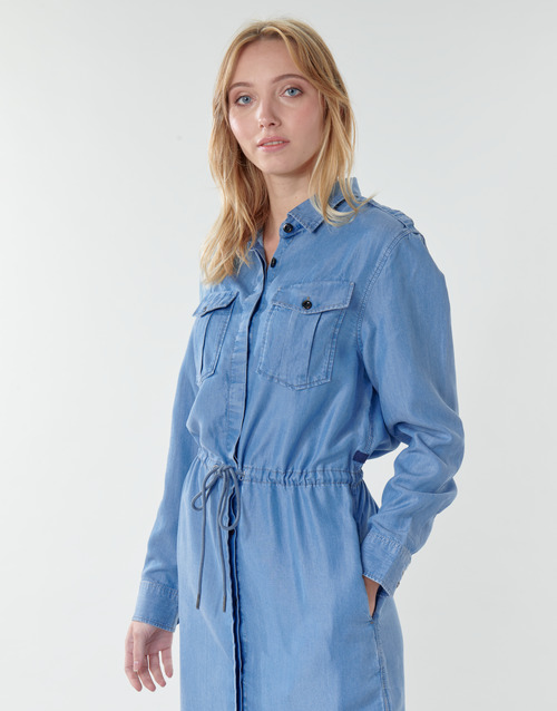 G-Star Raw - Rovic maxi shirt dress ls - lt aged