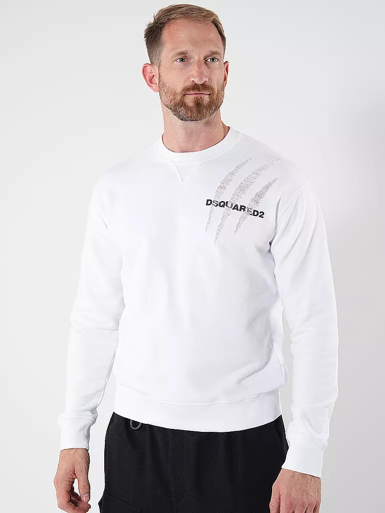 DSQUARED2 Sweater COOL FIT weiss