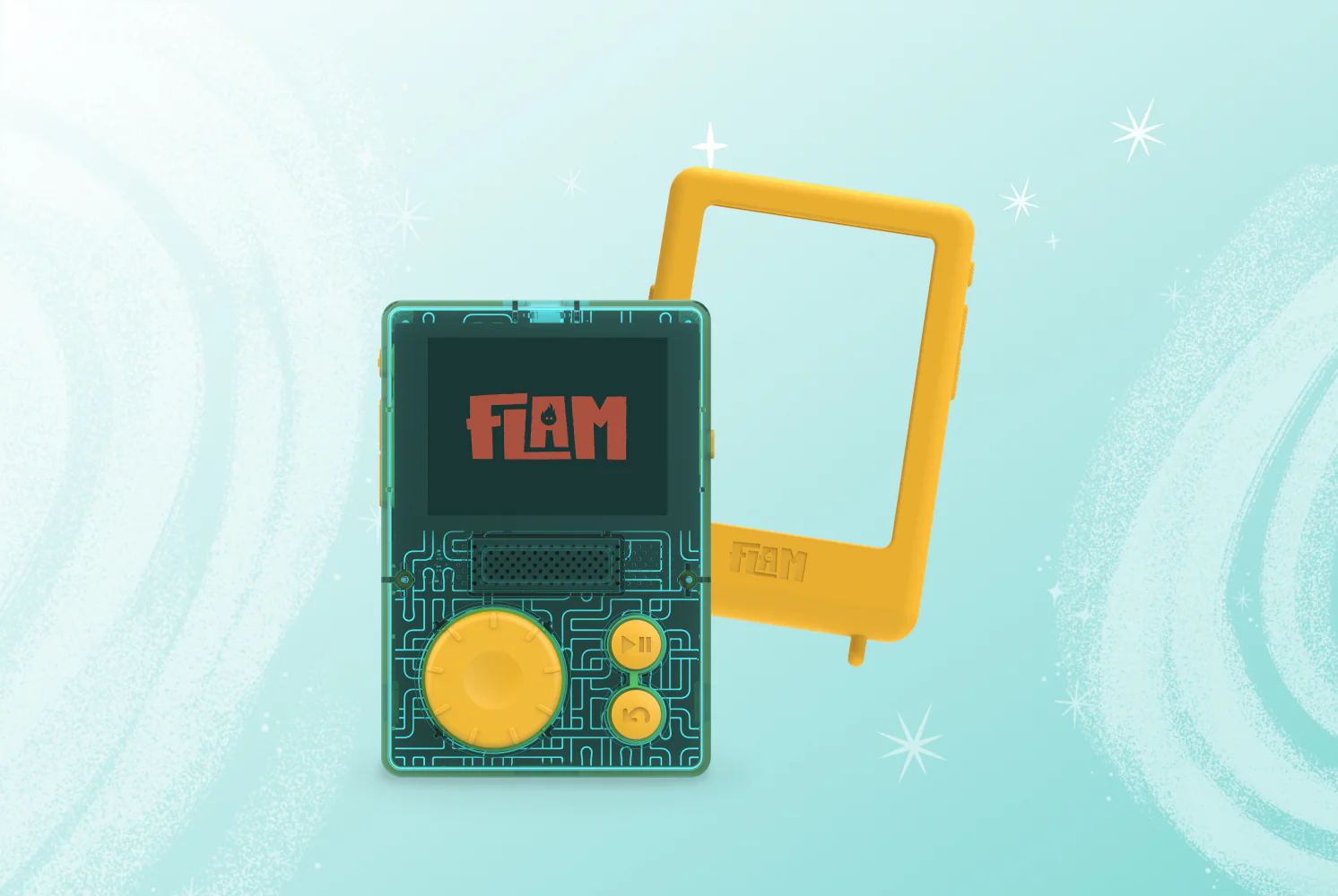 Pack - FLAM + Coque Jaune