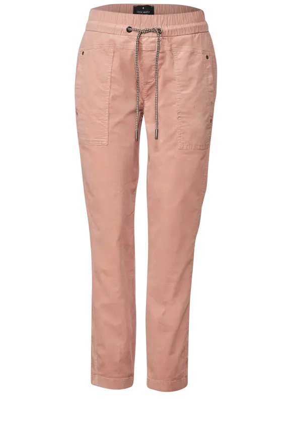 Loose Fit Cordhose - dull legend rose