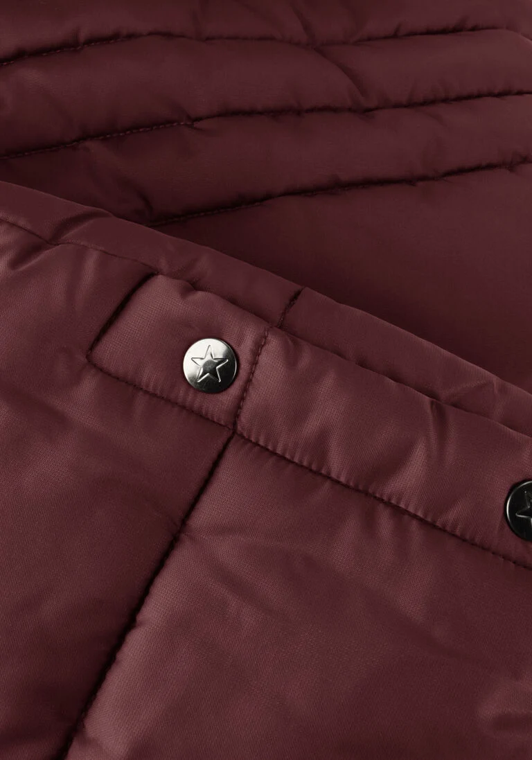 LIKE FLO bordeaux like flo gewatteerde jas flo girls maxi hooded jacket