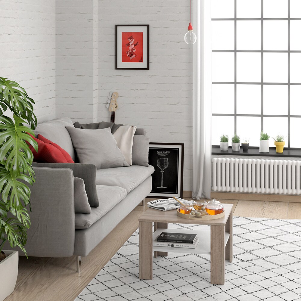 VICCO Couchtisch HOMER 60x60 - Wohnzimmer Sofatisch Kaffeetisch 3 Farbvarianten