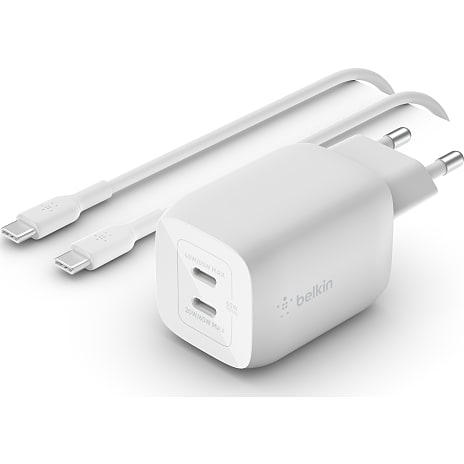 Belkin Dual USB-C oplader 65 W