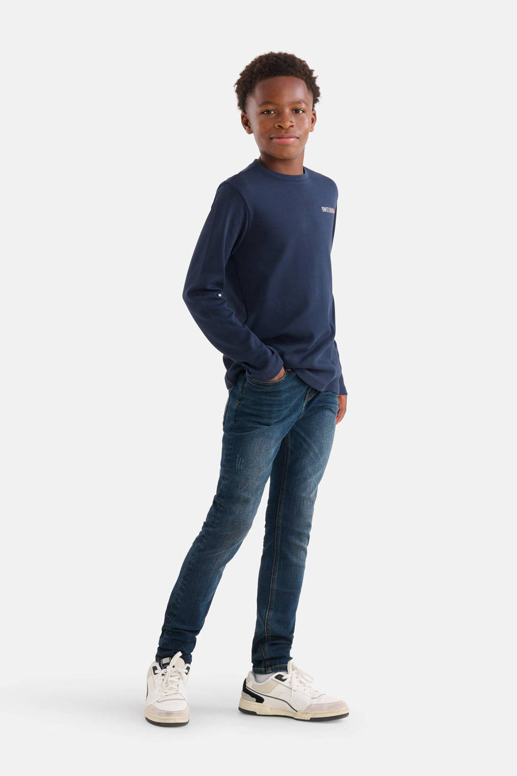 Shoeby skinny jeans dark blue denim