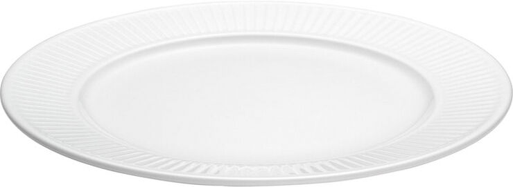 Pillivuyt Plissé tallerken 31,5 cm Hvid