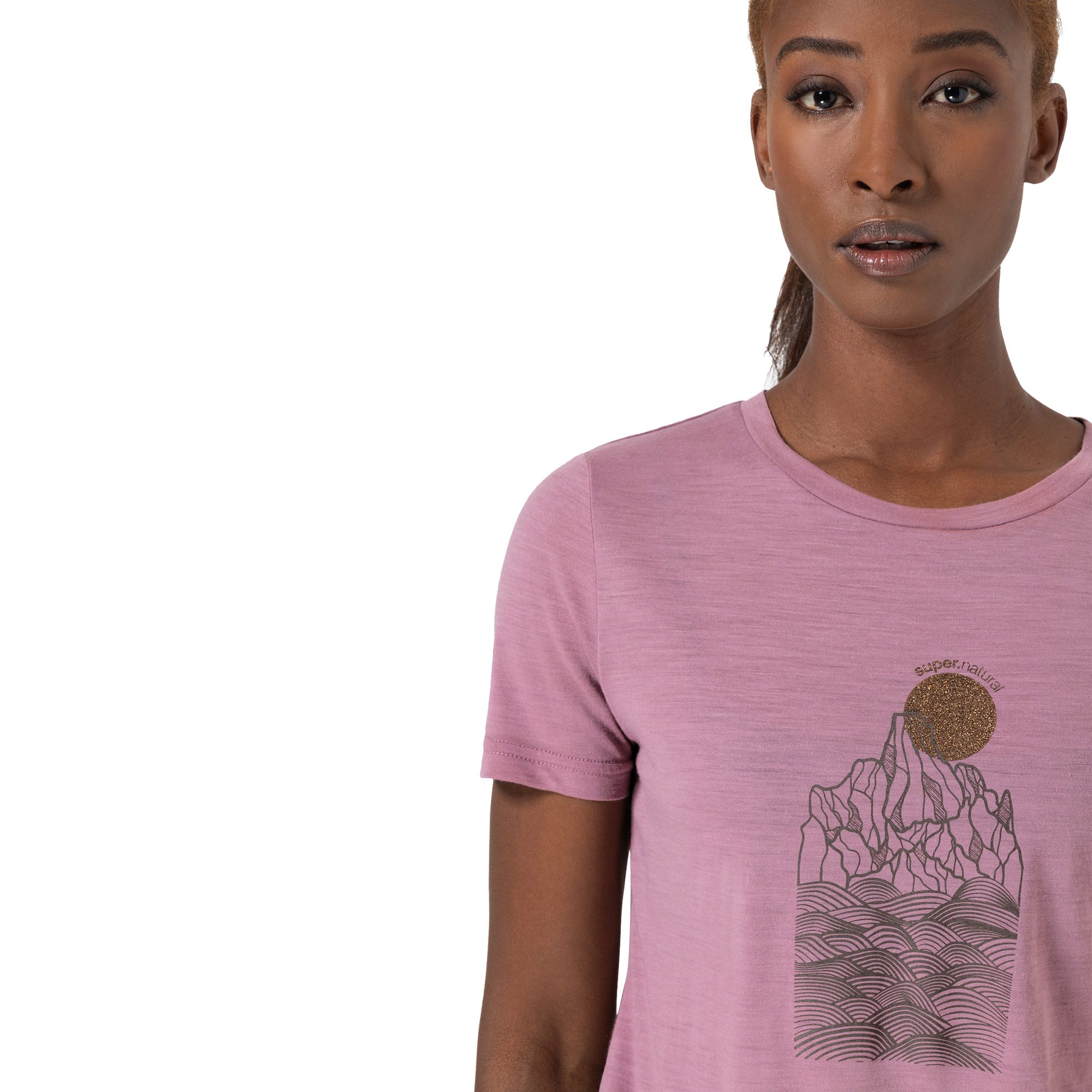 super.natural Preikestolen Cliffs T-Shirt Damen orchid