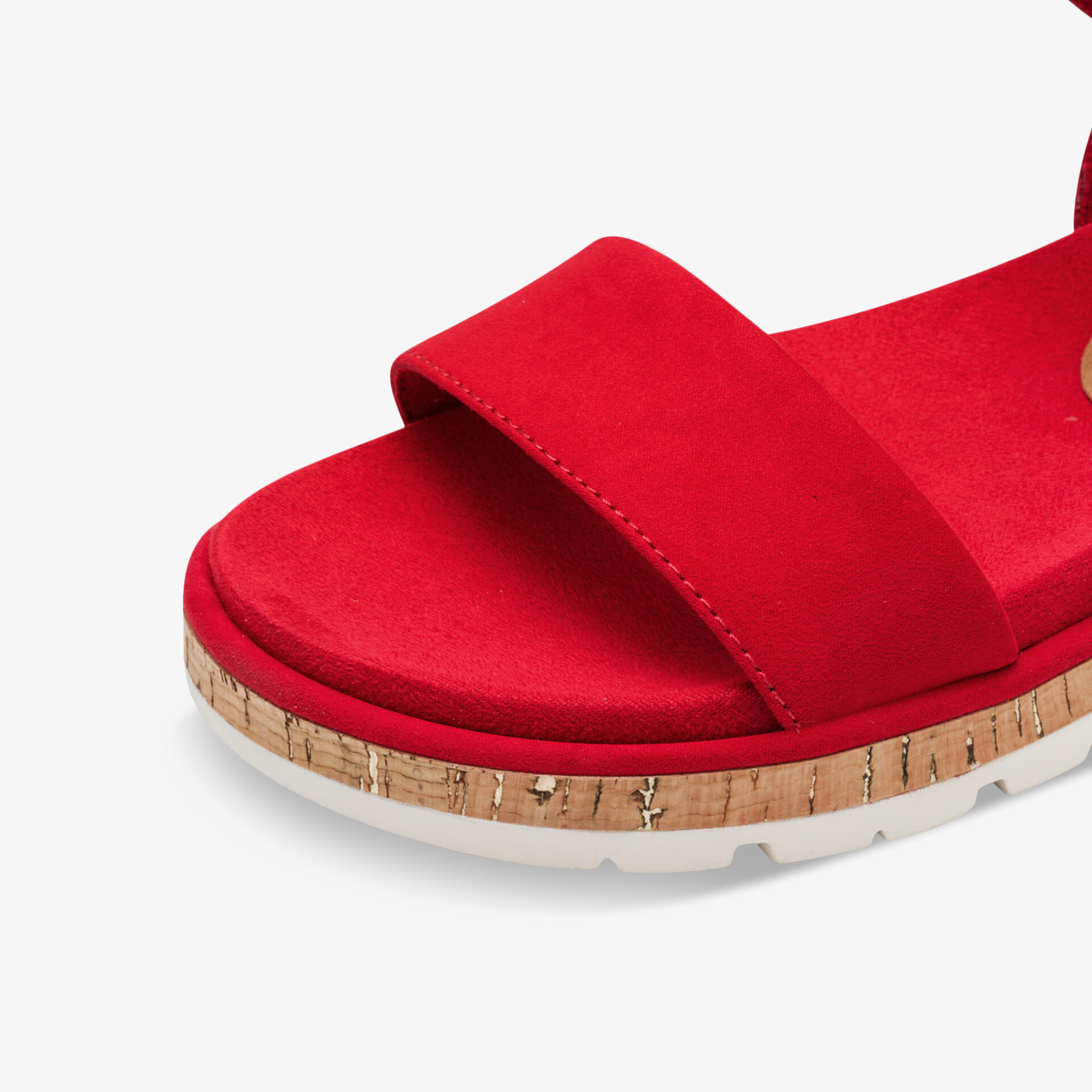 MARCO TOZZI Damen Plateausandalen rot