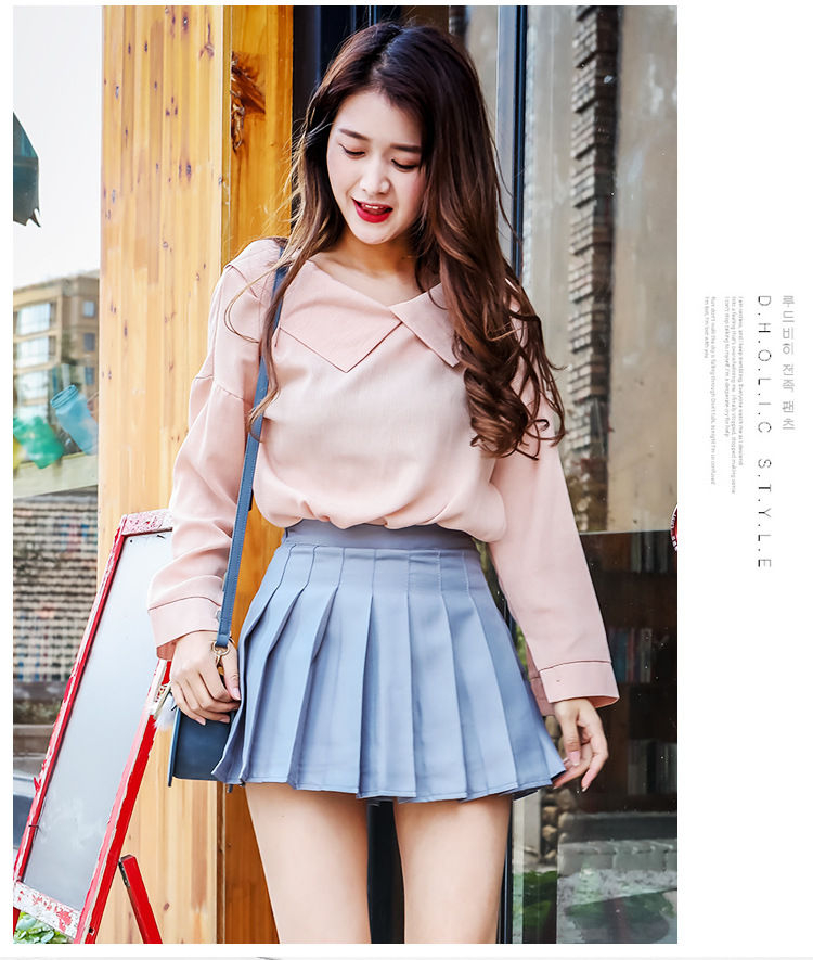 Niji Smile - Mini geplooide rok