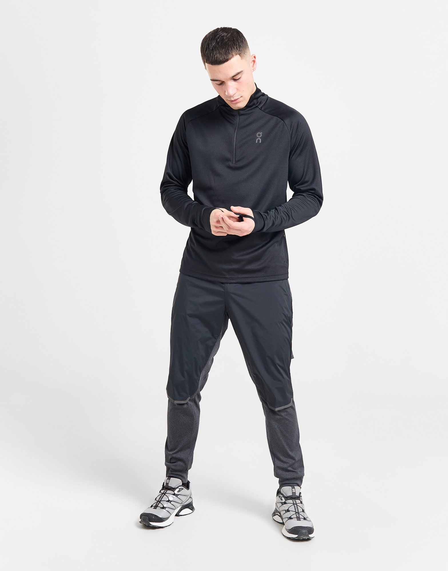On Running Haut Zippé Climate Homme