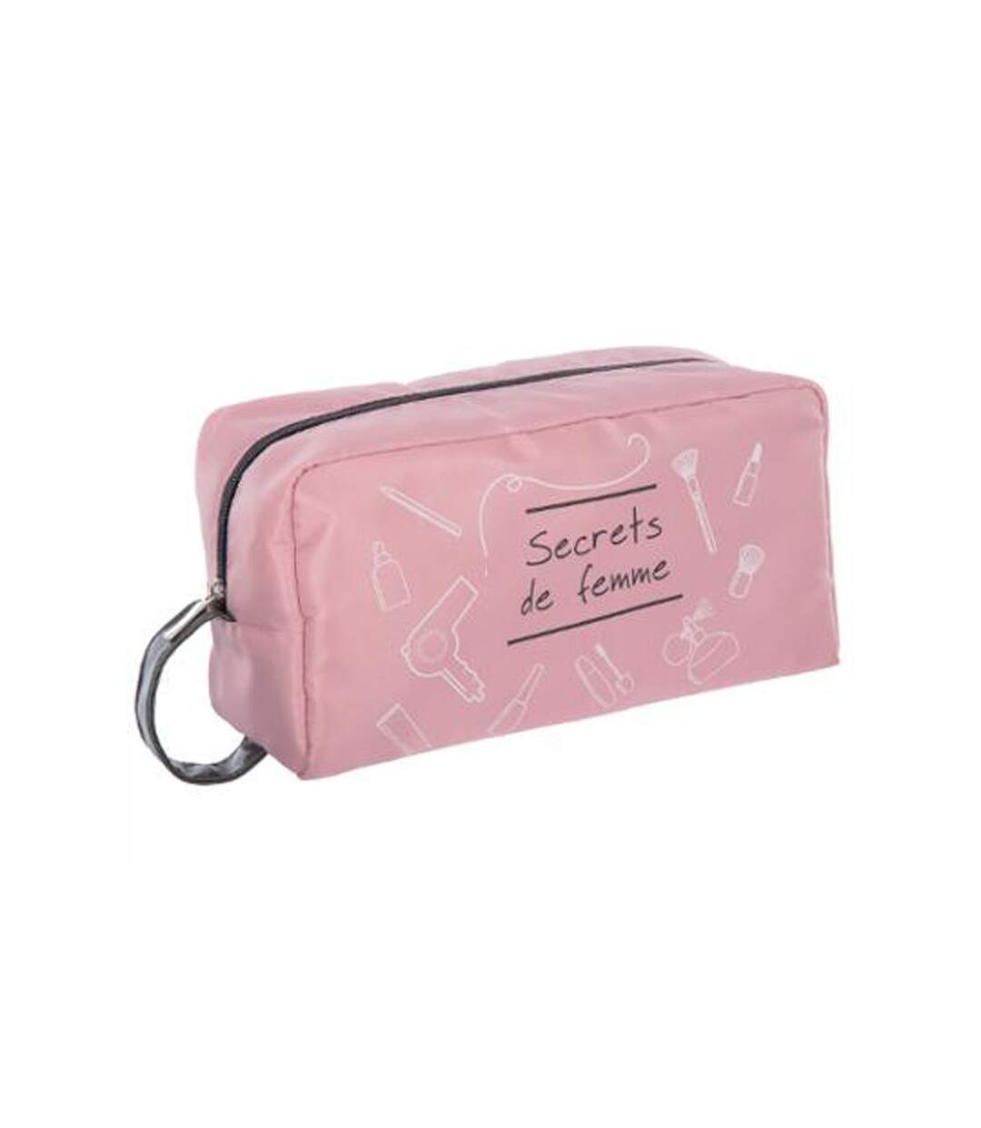 Trousse de Toilette Femme Vintage 25cm Rose