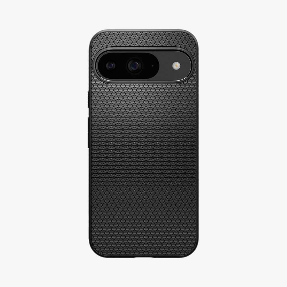 Google Pixel 9 / Pixel 9 Pro Liquid Air Case Gummi Hülle (ACS07682) - Schwarz (Matt)