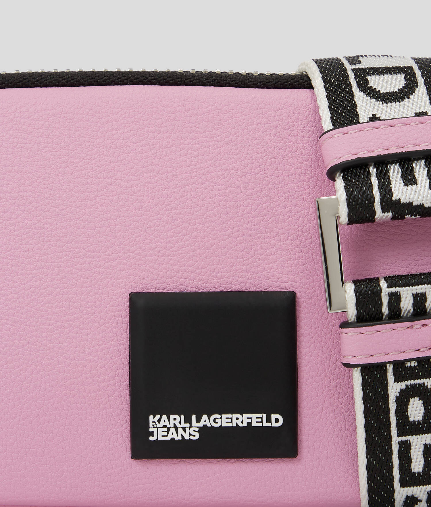 MINI SAC BANDOULIÈRE AVEC LOGO KLJ ENCADRÉ